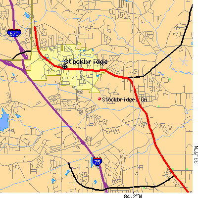 Stockbridge map