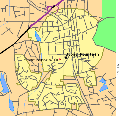 Stone Mountain map
