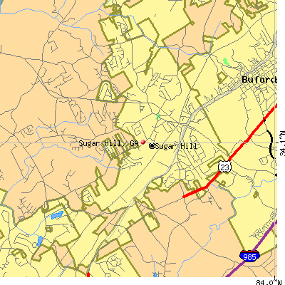 Sugar Hill map