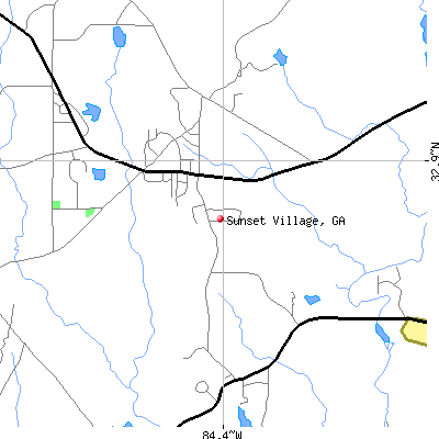 Sunset Village map
