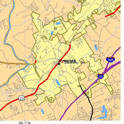 Suwanee map
