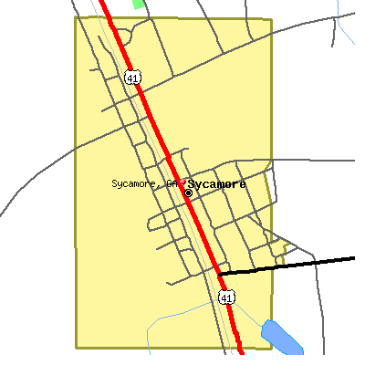 Sycamore map