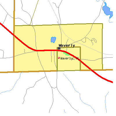 Waverly map