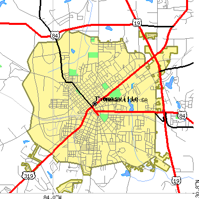 Thomasville map
