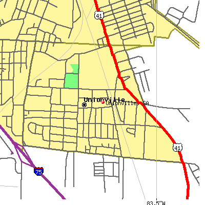 Unionville map