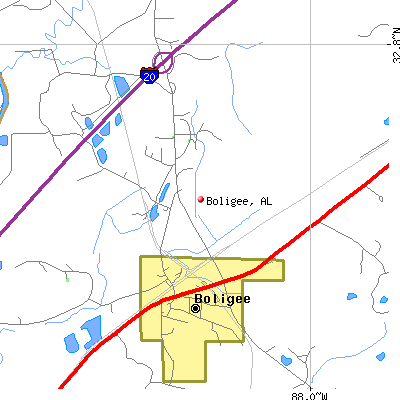 Boligee map
