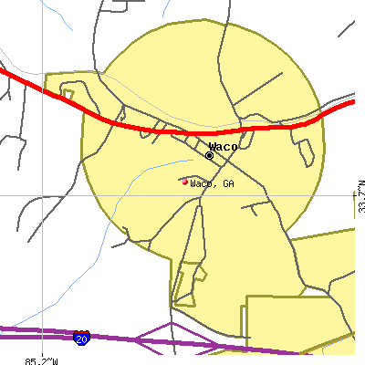 Waco map