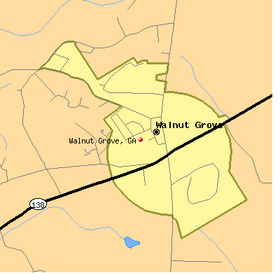 Walnut Grove map