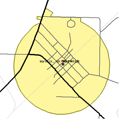 Warwick map
