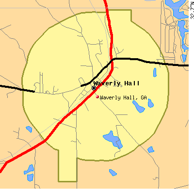 Waverly Hall map