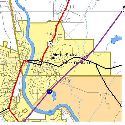West Point map