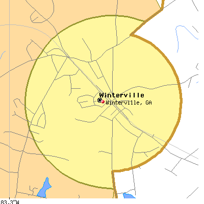Winterville map