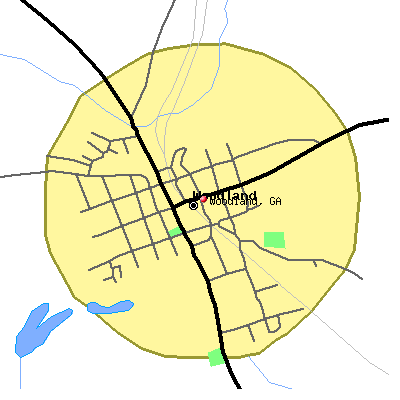 Woodland map