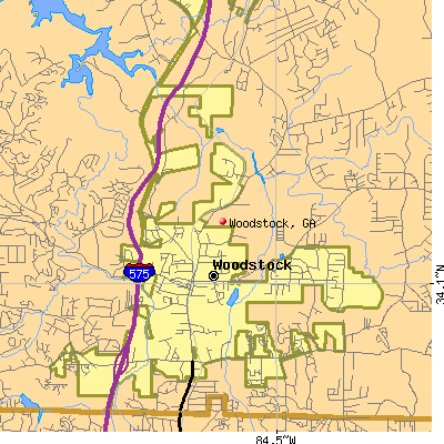 Woodstock map