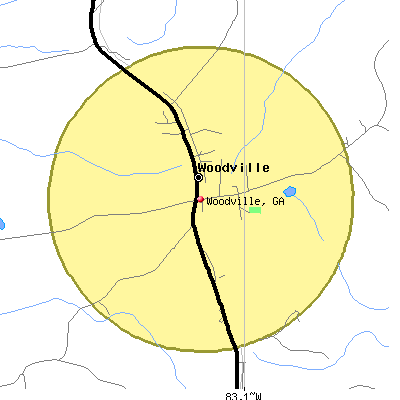 Woodville map