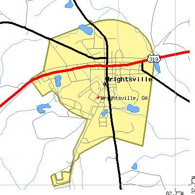 Wrightsville map