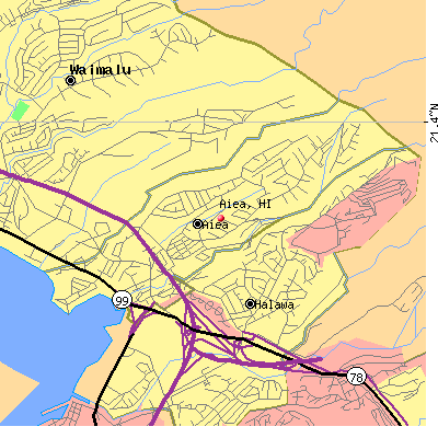 Aiea map