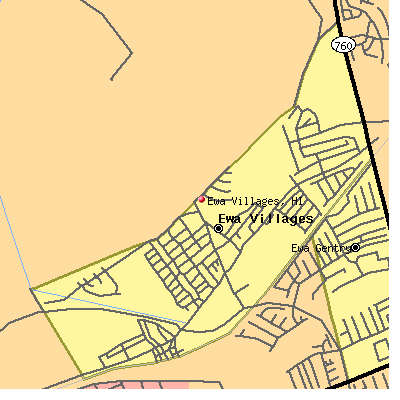 Ewa Villages map