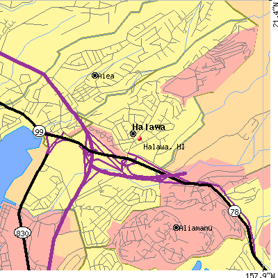 Halawa map