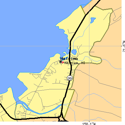 Haleiwa map