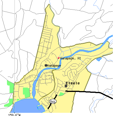 Hanapepe map