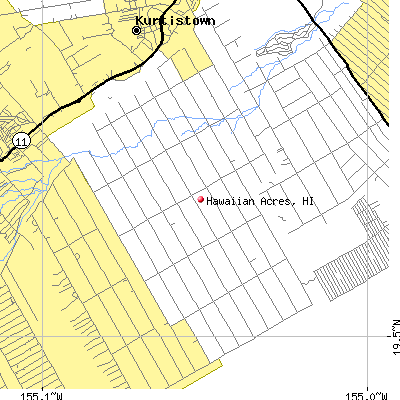 Hawaiian Acres map