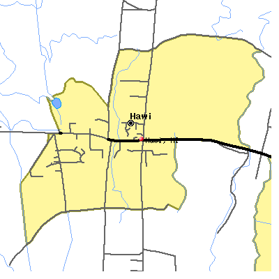 Hawi map