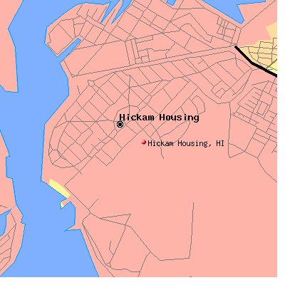 Hickam Housing map
