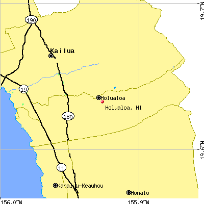 Holualoa map