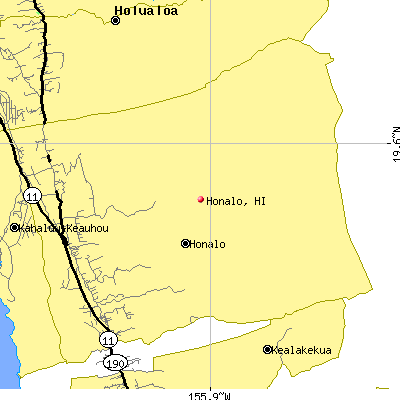Honalo map