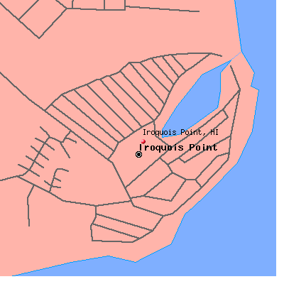 Iroquois Point map