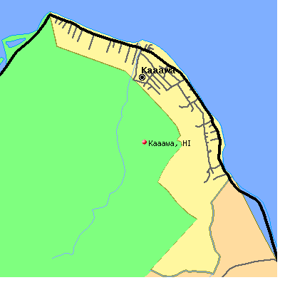 Kaaawa map
