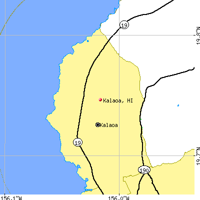Kalaoa map