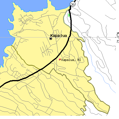 Kapalua map