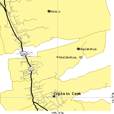 Kealakekua map