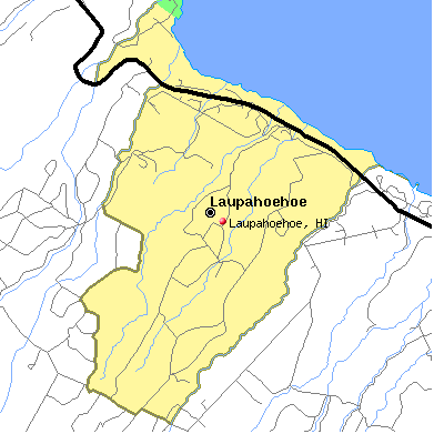 Laupahoehoe map