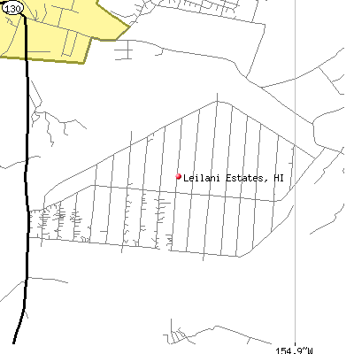 Leilani Estates map
