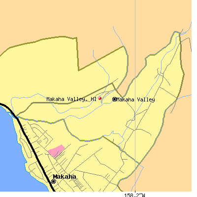 Makaha Valley map