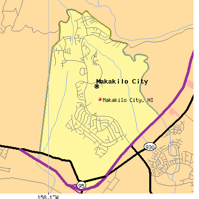 Makakilo City map