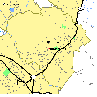 Makawao map