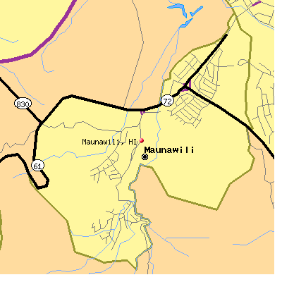 Maunawili map