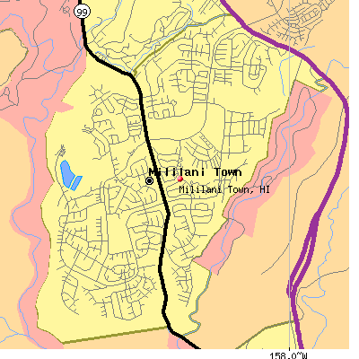 Mililani Town map