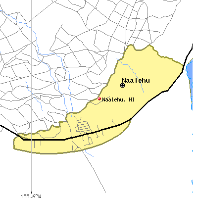 Naalehu map