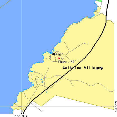 Puako map