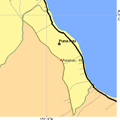 Punaluu map
