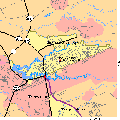 Wahiawa map