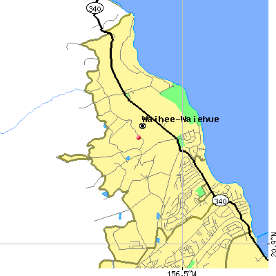 Waihee-Waiehu map