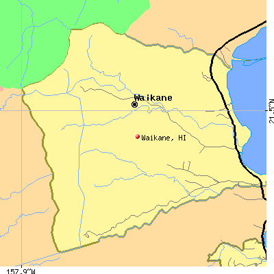 Waikane map