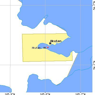 Akutan map