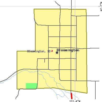 Bloomington map